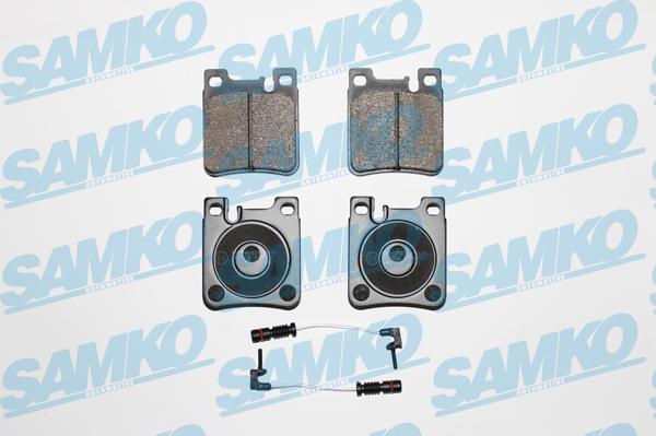 Samko 5SP477A - Kit de plaquettes de frein, frein à disque cwaw.fr