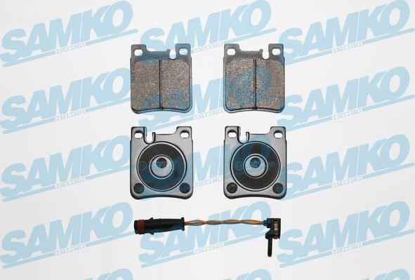 Samko 5SP477B - Kit de plaquettes de frein, frein à disque cwaw.fr