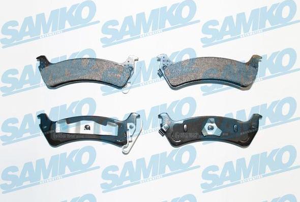 Samko 5SP595 - Kit de plaquettes de frein, frein à disque cwaw.fr