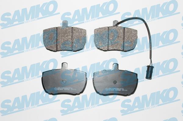 Samko 5SP590 - Kit de plaquettes de frein, frein à disque cwaw.fr