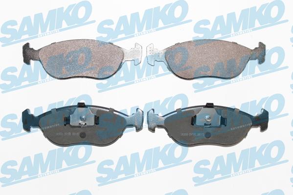 Samko 5SP592 - Kit de plaquettes de frein, frein à disque cwaw.fr