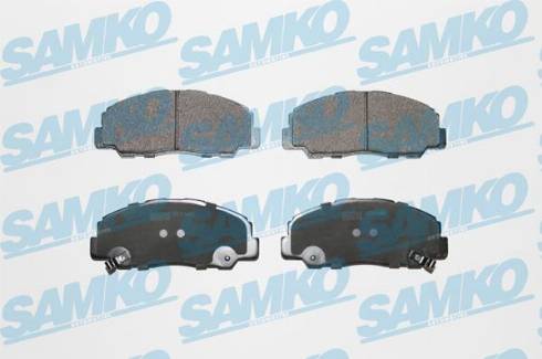 Samko 5SP549 - Kit de plaquettes de frein, frein à disque cwaw.fr