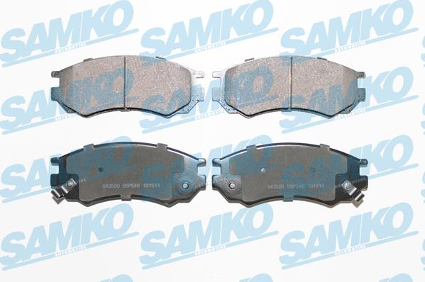 Samko 5SP548 - Kit de plaquettes de frein, frein à disque cwaw.fr