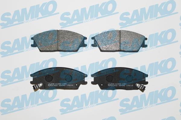 Samko 5SP542 - Kit de plaquettes de frein, frein à disque cwaw.fr