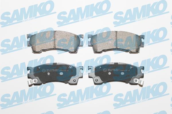 Samko 5SP559 - Kit de plaquettes de frein, frein à disque cwaw.fr