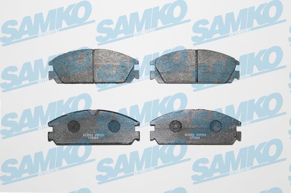 Samko 5SP552 - Kit de plaquettes de frein, frein à disque cwaw.fr