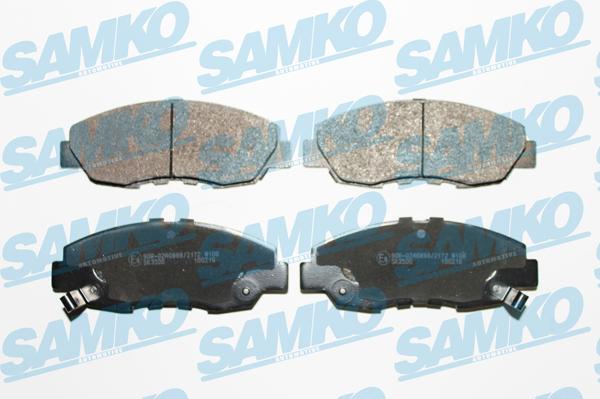 Samko 5SP566 - Kit de plaquettes de frein, frein à disque cwaw.fr