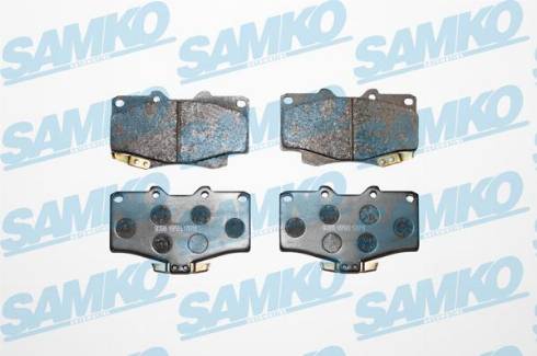 Samko 5SP509 - Kit de plaquettes de frein, frein à disque cwaw.fr