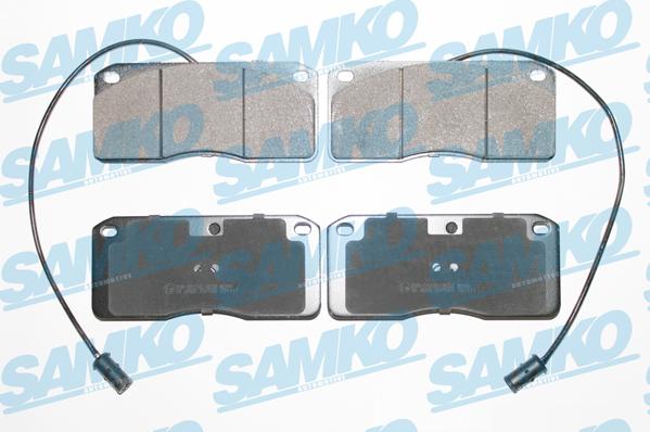 Samko 5SP500 - Kit de plaquettes de frein, frein à disque cwaw.fr