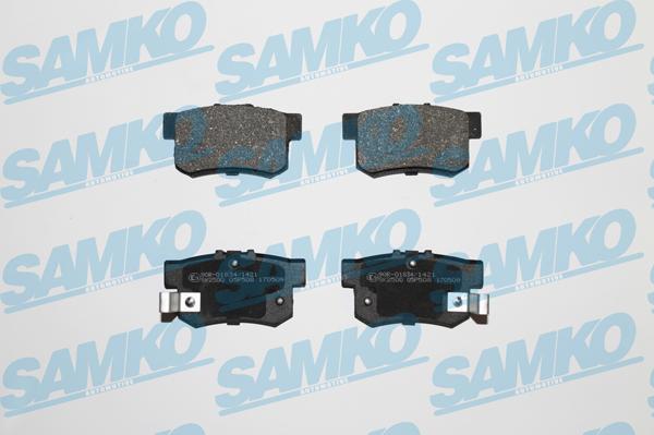 Samko 5SP508 - Kit de plaquettes de frein, frein à disque cwaw.fr