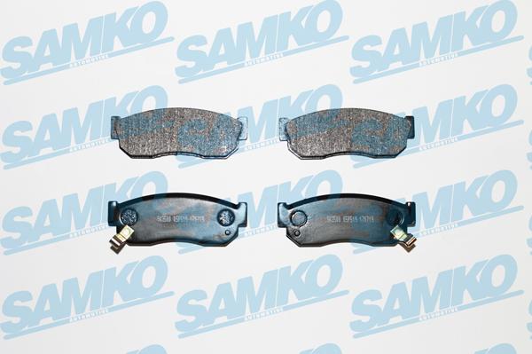 Samko 5SP519 - Kit de plaquettes de frein, frein à disque cwaw.fr