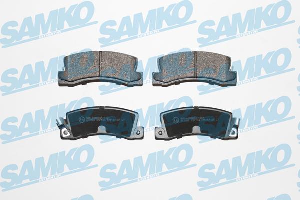 Samko 5SP514 - Kit de plaquettes de frein, frein à disque cwaw.fr