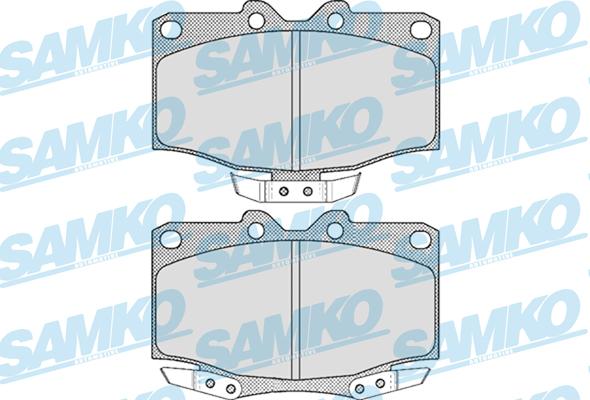 Samko 5SP515 - Kit de plaquettes de frein, frein à disque cwaw.fr