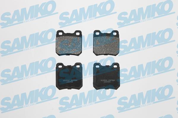 Samko 5SP584 - Kit de plaquettes de frein, frein à disque cwaw.fr