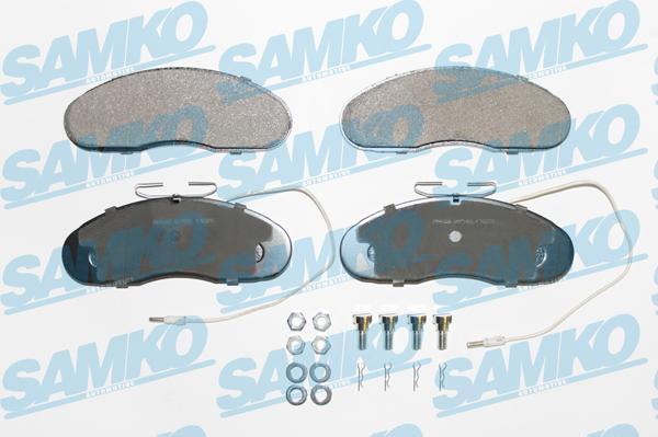 Samko 5SP580 - Kit de plaquettes de frein, frein à disque cwaw.fr