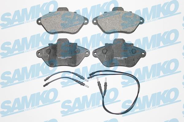 Samko 5SP583 - Kit de plaquettes de frein, frein à disque cwaw.fr