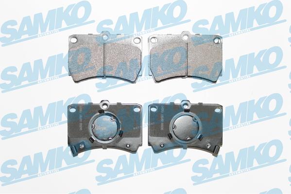 Samko 5SP587 - Kit de plaquettes de frein, frein à disque cwaw.fr