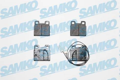 Samko 5SP531 - Kit de plaquettes de frein, frein à disque cwaw.fr