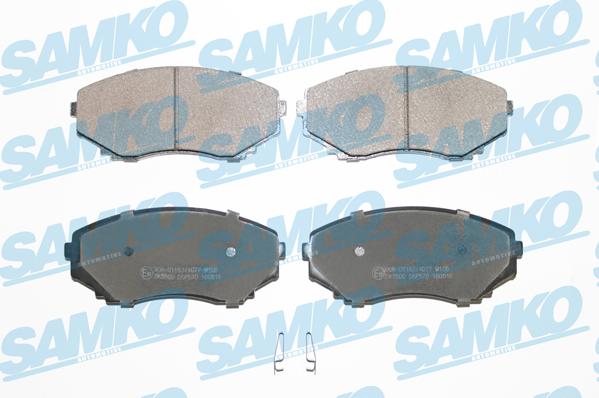 Samko 5SP570 - Kit de plaquettes de frein, frein à disque cwaw.fr