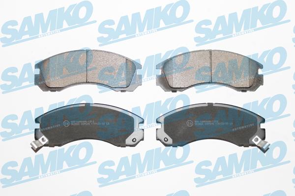 Samko 5SP578 - Kit de plaquettes de frein, frein à disque cwaw.fr