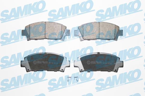 Samko 5SP573 - Kit de plaquettes de frein, frein à disque cwaw.fr