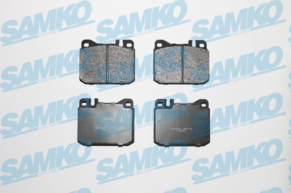 Samko 5SP572 - Kit de plaquettes de frein, frein à disque cwaw.fr