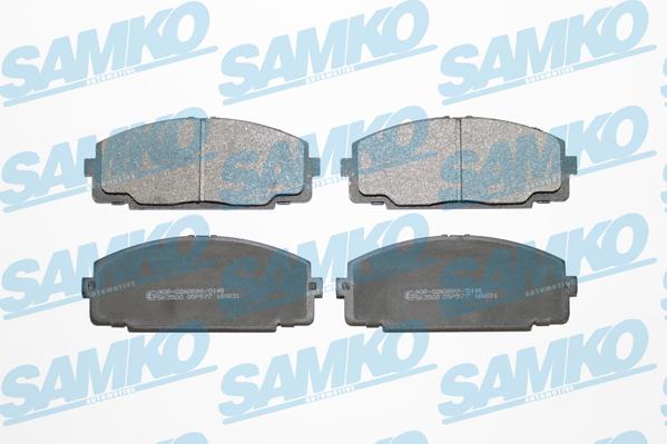 Samko 5SP577 - Kit de plaquettes de frein, frein à disque cwaw.fr