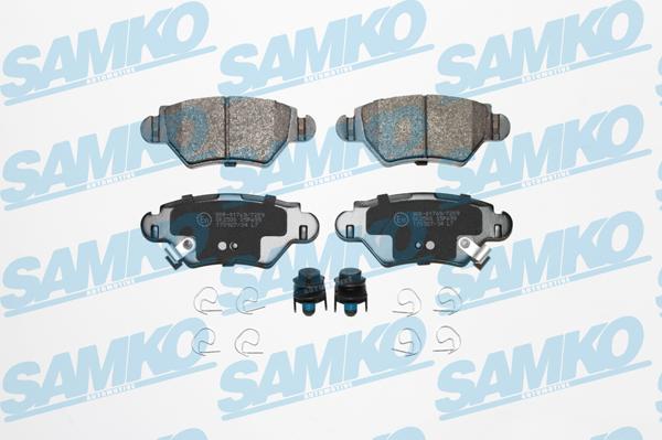 Samko 5SP699 - Kit de plaquettes de frein, frein à disque cwaw.fr