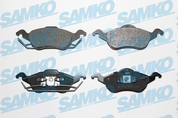 Samko 5SP696 - Kit de plaquettes de frein, frein à disque cwaw.fr