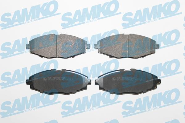 Samko 5SP693 - Kit de plaquettes de frein, frein à disque cwaw.fr