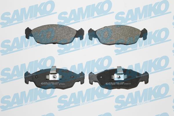 Samko 5SP644 - Kit de plaquettes de frein, frein à disque cwaw.fr