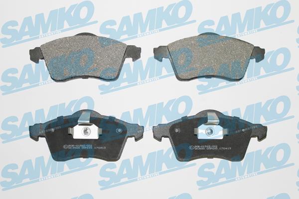 Samko 5SP645 - Kit de plaquettes de frein, frein à disque cwaw.fr