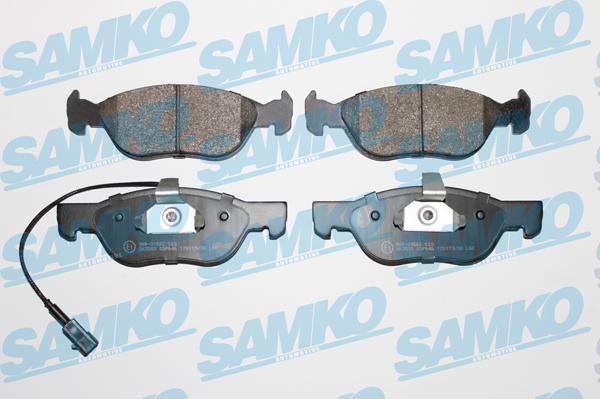 Samko 5SP646 - Kit de plaquettes de frein, frein à disque cwaw.fr