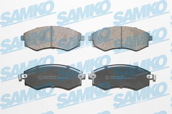 Samko 5SP640 - Kit de plaquettes de frein, frein à disque cwaw.fr