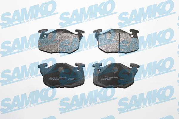 Samko 5SP642 - Kit de plaquettes de frein, frein à disque cwaw.fr