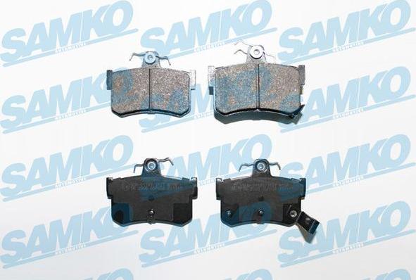 Samko 5SP654 - Kit de plaquettes de frein, frein à disque cwaw.fr