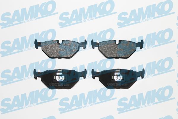 Samko 5SP650 - Kit de plaquettes de frein, frein à disque cwaw.fr