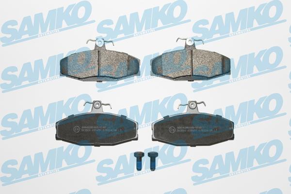 Samko 5SP651 - Kit de plaquettes de frein, frein à disque cwaw.fr