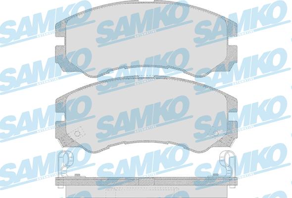 Samko 5SP658 - Kit de plaquettes de frein, frein à disque cwaw.fr