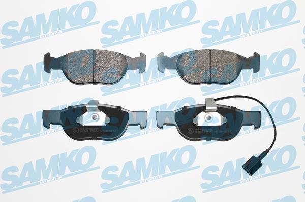 Samko 5SP652 - Kit de plaquettes de frein, frein à disque cwaw.fr