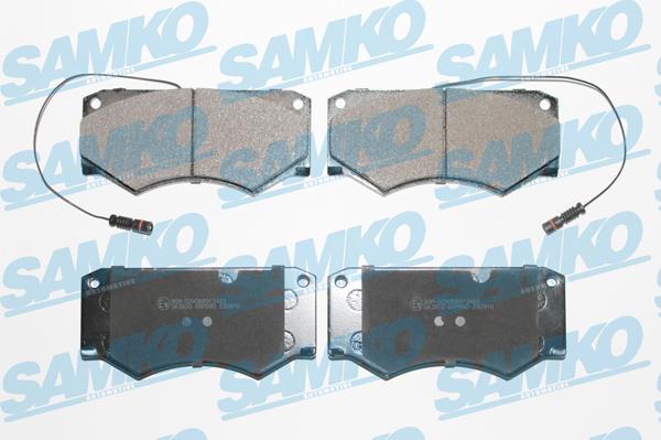 Samko 5SP660 - Kit de plaquettes de frein, frein à disque cwaw.fr