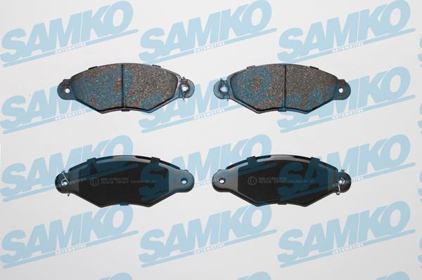 Samko 5SP661 - Kit de plaquettes de frein, frein à disque cwaw.fr