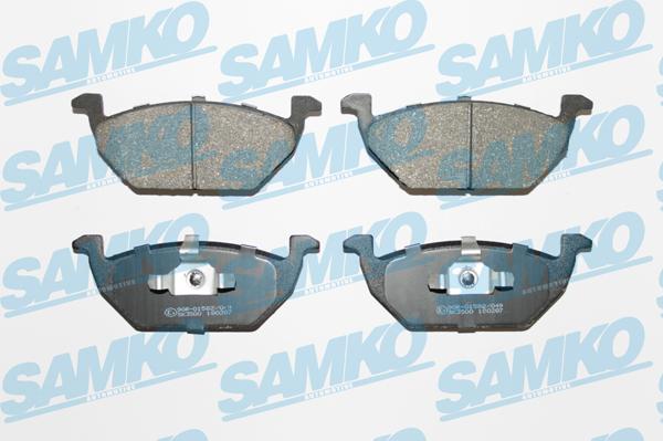 Samko 5SP668 - Kit de plaquettes de frein, frein à disque cwaw.fr