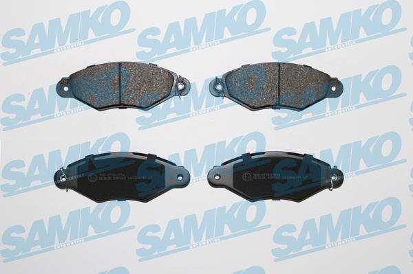 Samko 5SP662 - Kit de plaquettes de frein, frein à disque cwaw.fr