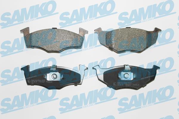 Samko 5SP667 - Kit de plaquettes de frein, frein à disque cwaw.fr