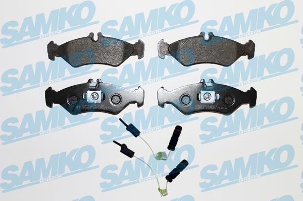 Samko 5SP609A - Kit de plaquettes de frein, frein à disque cwaw.fr