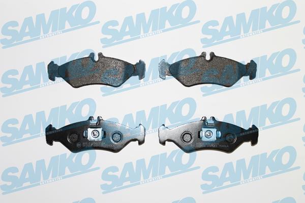 Samko 5SP609 - Kit de plaquettes de frein, frein à disque cwaw.fr