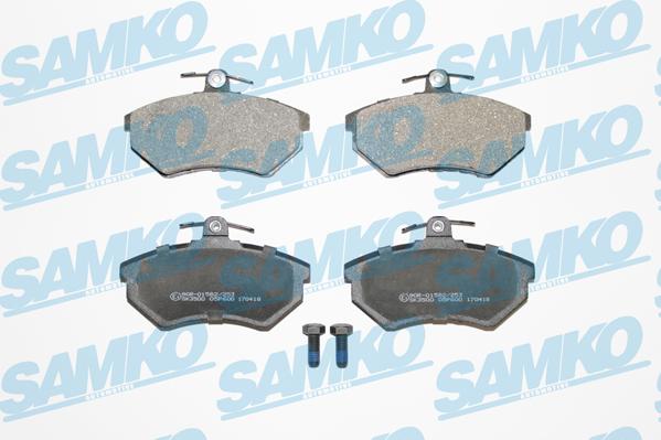 Samko 5SP600 - Kit de plaquettes de frein, frein à disque cwaw.fr