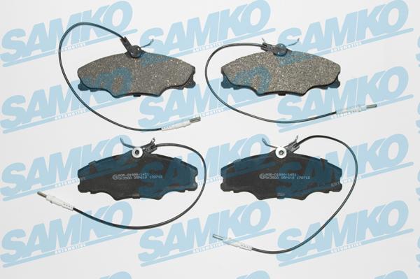 Samko 5SP619 - Kit de plaquettes de frein, frein à disque cwaw.fr