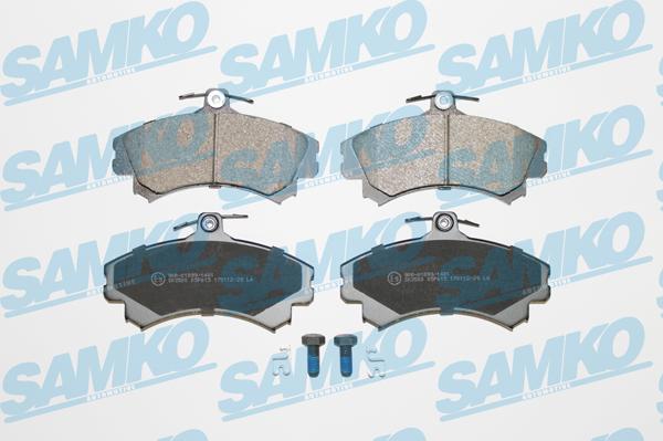 Samko 5SP615 - Kit de plaquettes de frein, frein à disque cwaw.fr